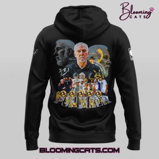 San Antonio Spurs Thank you Gregg Popovich 2025 Hoodie