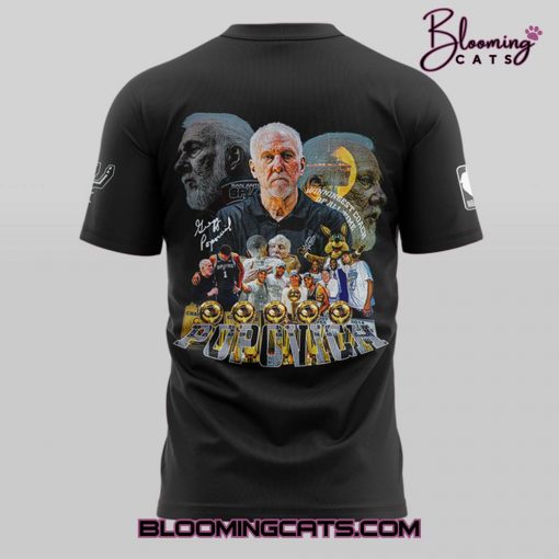 San Antonio Spurs Thank you Gregg Popovich 2025 Shirt