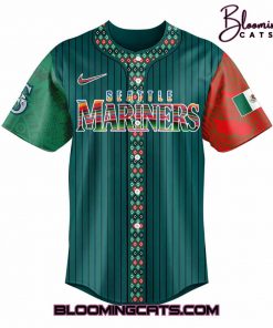 Seattle Mariners Mexican Heritage Night Striped Jersey