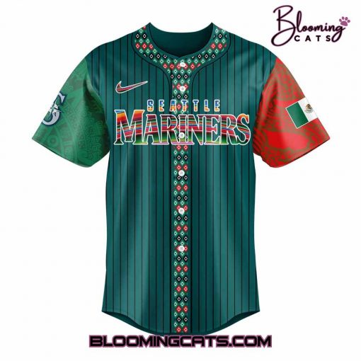 Seattle Mariners Mexican Heritage Night Striped Jersey