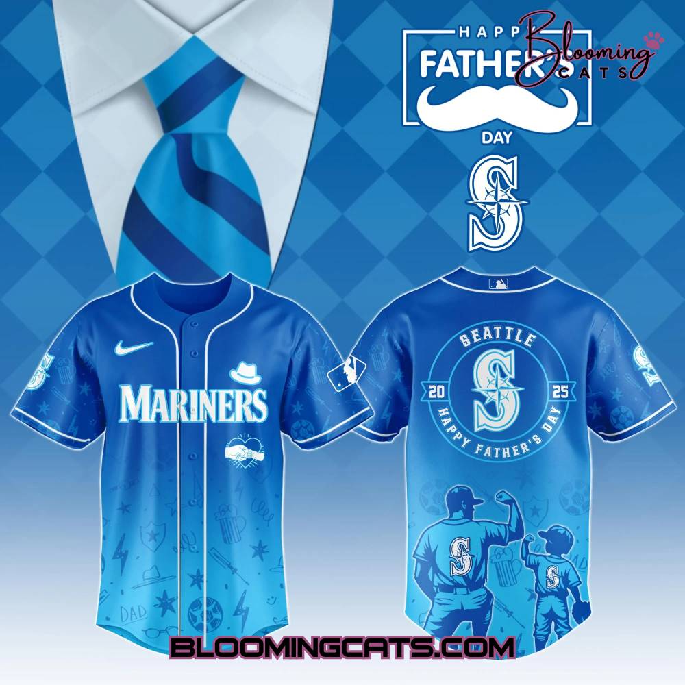 Seattle Mariners Special Father's Day Baseball Jersey Seattle Mariners Special Father's Day Baseball Jersey