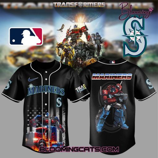 Seattle Mariners Transformers Optimus Prime Jersey