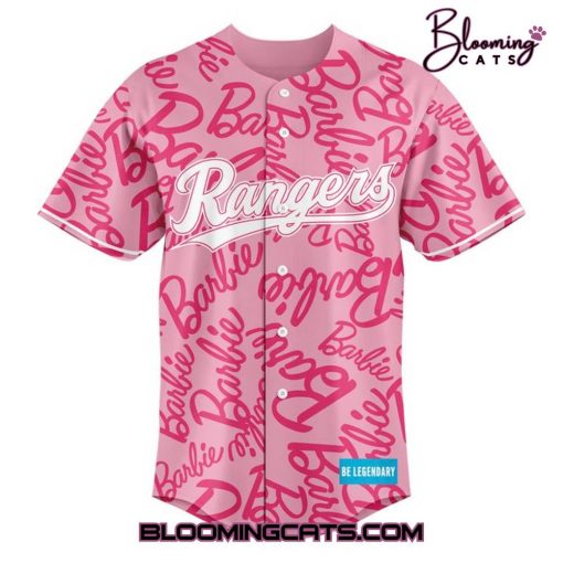 Texas Rangers x Barbie Night Game Custom Jersey