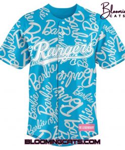 Texas Rangers x Barbie Night Game Custom Jersey