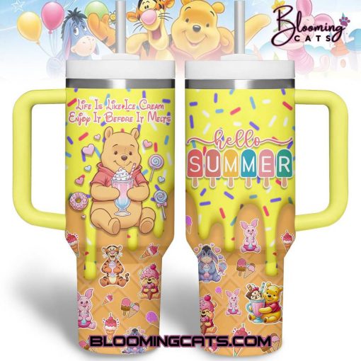 Winnie the Pooh “hello SUMMER” Stanley Tumbler