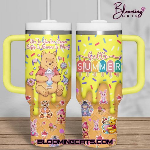Winnie the Pooh “hello SUMMER” Stanley Tumbler
