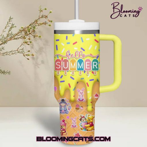 Winnie the Pooh “hello SUMMER” Stanley Tumbler