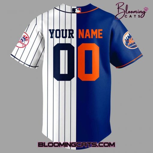 Yankees x Mets MLB 2025 Subway Series Custom Jersey