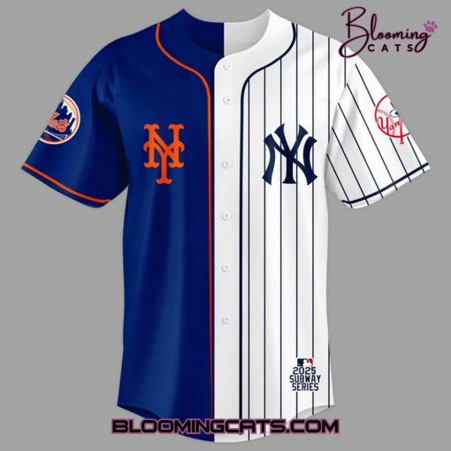 Yankees x Mets MLB 2025 Subway Series Custom Jersey