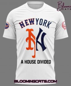 Yankees x Mets MLB 2025 Subway Series Custom T-shirt
