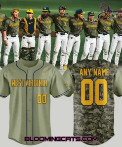 West Virginia Mountaineers 2025 Special Edition Custom Name Baseball Jerseys