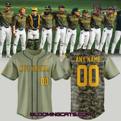 West Virginia Mountaineers 2025 Special Edition Custom Name Baseball Jerseys