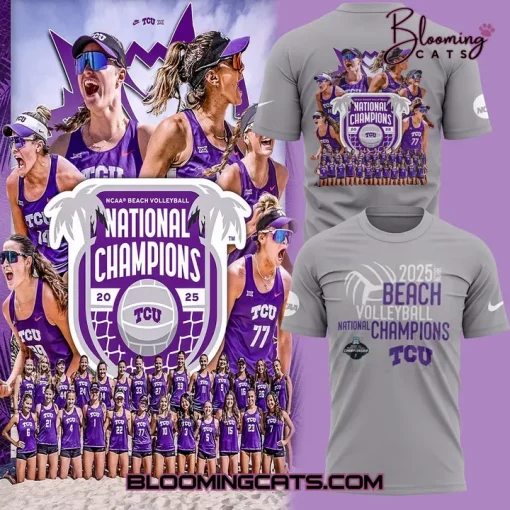 TCU Beach Volleyball Champions 2025 T-shirt