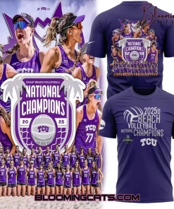 TCU Beach Volleyball Champions 2025 T-shirt