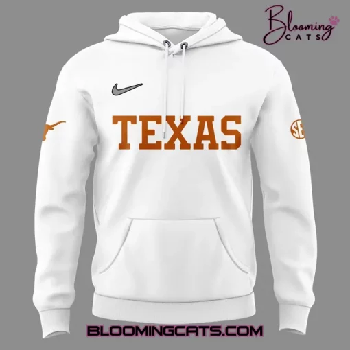 Texas Longhorns NO. 3 SEED 2025 Special Edition White Hoodie