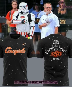 OSU Cowgirl Softball x Star Wars 2025 Special Edition Black T-Shirt