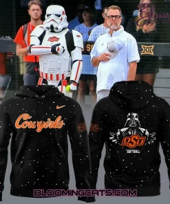 OSU Cowgirl Softball x Star Wars 2025 Special Edition Black Hoodie