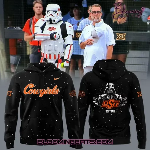 OSU Cowgirl Softball x Star Wars 2025 Special Edition Black Hoodie