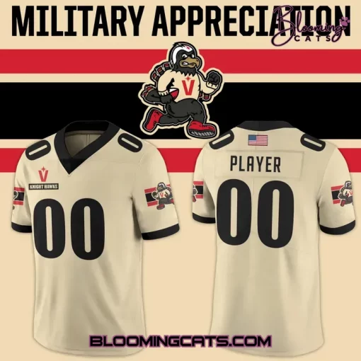 Vegas Knight Hawks x Military Night 2025 Football Jersey