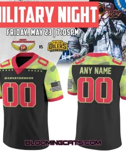 Iowa Barnstormers 2025 Military Night Football Jersey