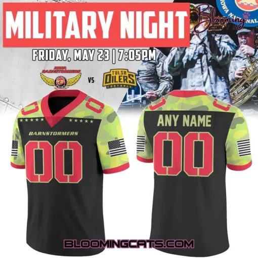 Iowa Barnstormers 2025 Military Night Football Jersey