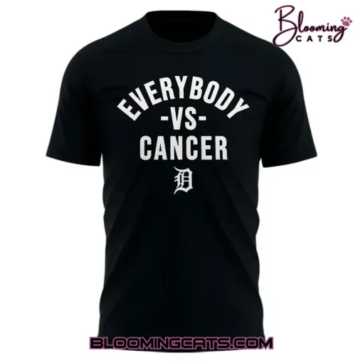Detroit Tigers Strike Out Cancer T-shirt