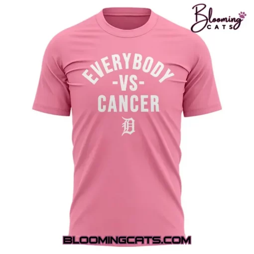 Detroit Tigers Strike Out Cancer T-shirt