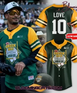 Green Bay Packers x Jordan Love 2025 Custom Jersey