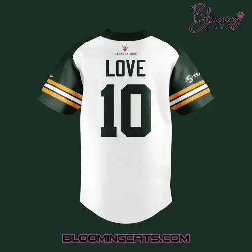 Green Bay Packers x Jordan Love 2025 Custom White Jersey