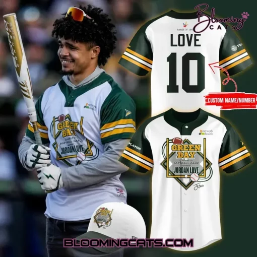 Green Bay Packers x Jordan Love 2025 Custom White Jersey