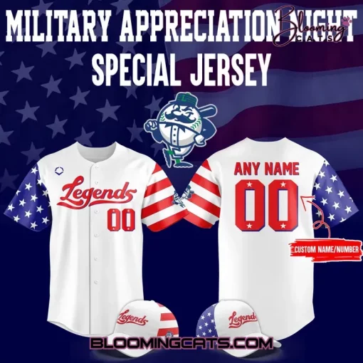 Lexington Legends x Military 2025 Baseball Jersey