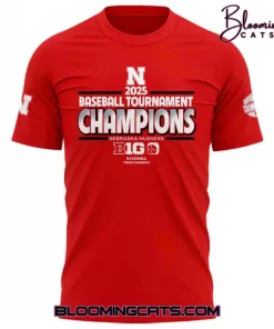 Nebraska Cornhuskers x Big Ten Baseball Conference Tournament Champions T-shirt