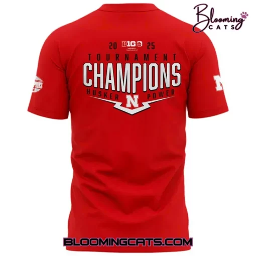Nebraska Cornhuskers x Big Ten Baseball Conference Tournament Champions T-shirt