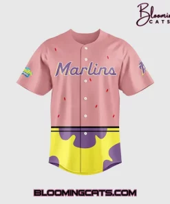 Miami Marlins x SpongeBob SquarePants Day 2025 Jersey