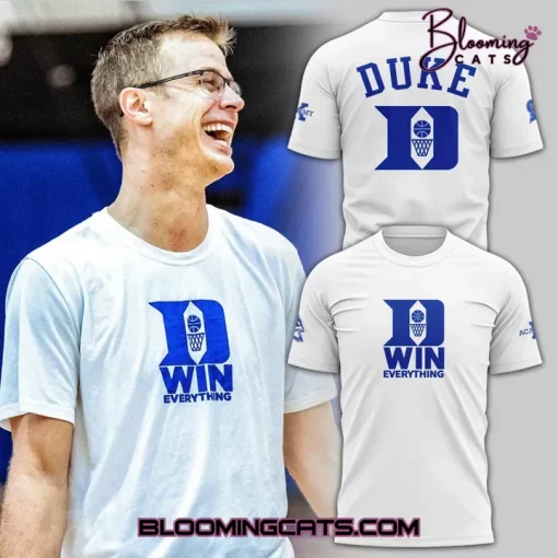 Duke Blue Devils x Coach Jon Scheyer Win Everything T-shirt