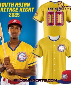 Vancouver Canadians x SOUTH ASIAN HERITAGE NIGHT Baseball Jersey