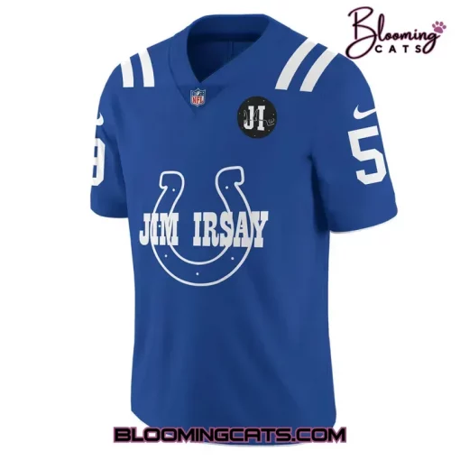Indianapolis Colts x Jim Irsay Blue Heart Football Jersey