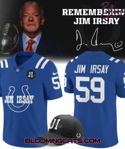 Indianapolis Colts x Jim Irsay Blue Heart Football Jersey