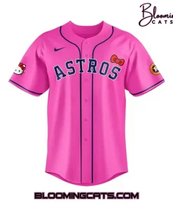 Houston Astros Hello Kitty Night Special Edition Pink Jersey