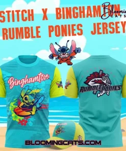 Binghamton Rumble Ponies x Stitch 2025 Limited Edition Shirt
