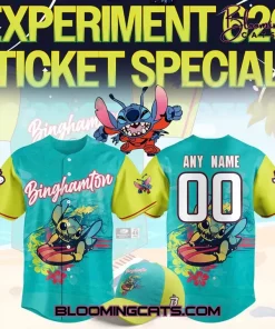 Binghamton Rumble Ponies x Stitch 2025 Limited Edition Jersey
