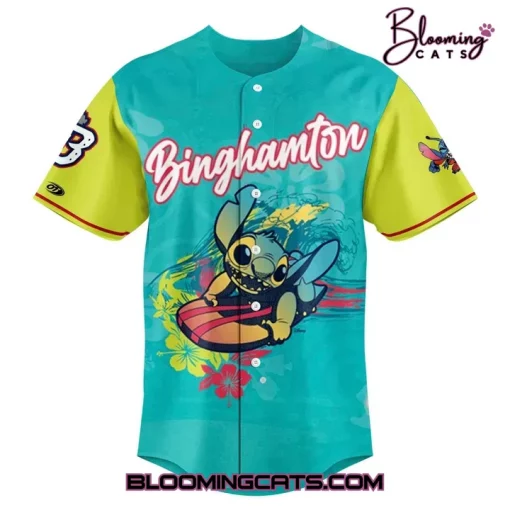 Binghamton Rumble Ponies x Stitch 2025 Limited Edition Jersey