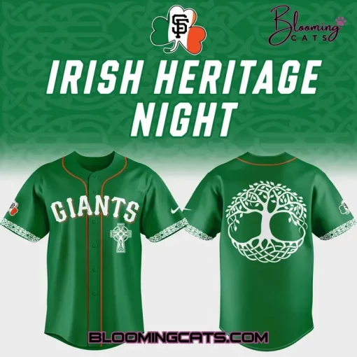 San Francisco Giants x Irish Heritage Night 2025 Baseball Jersey