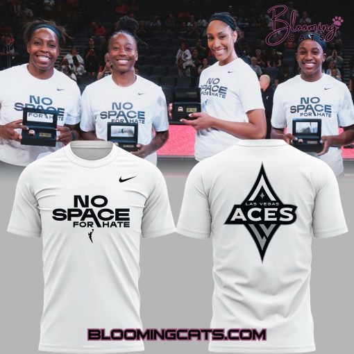 Las Vegas Aces “No Space For Hate” 2025 T-shirt