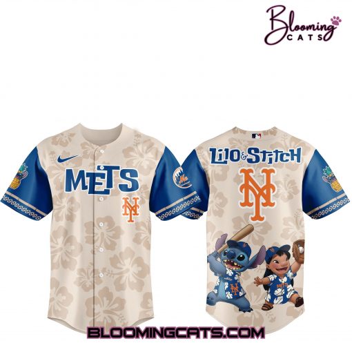 New York Mets x Lilo & Stitch 2025 Baseball Jersey