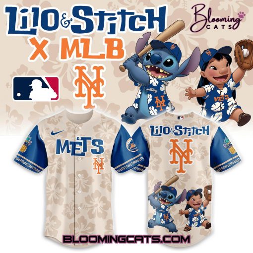New York Mets x Lilo & Stitch 2025 Baseball Jersey