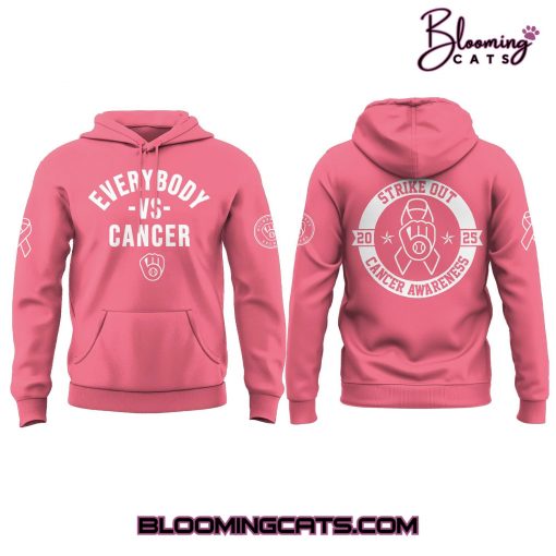 Milwaukee Brewers Everybody & Cancer Awareness Day Hoodie