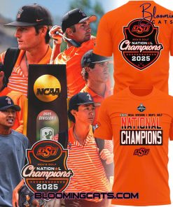 Special 2025 NCAA Men’s Golf National Champions OSU Cowboy Golf T-Shirt