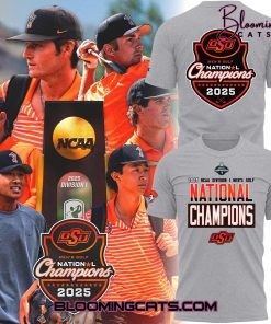 Special 2025 NCAA Men’s Golf National Champions OSU Cowboy Golf T-Shirt