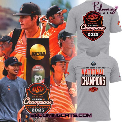 Special 2025 NCAA Men’s Golf National Champions OSU Cowboy Golf T-Shirt